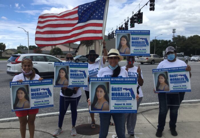 Campaign Update: Team Daisy Kicks Off Sign-Waving in District 48